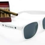 bedruckte Sonnenbrille mit Logo selbst gestalten & selbst designen | Werbeartikel | Promobrille