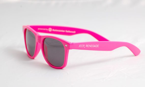 bedruckte Sonnenbrille mit Logo selbst gestalten & selbst designen | Werbeartikel | Promobrille