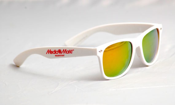 bedruckte Sonnenbrille mit Logo selbst gestalten & selbst designen | Werbeartikel | Promobrille