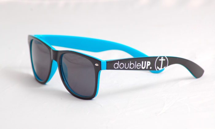 werbe brille bedrucken double up