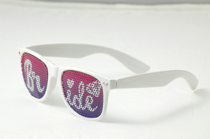 werbeartikel sonnenbrille bedruckt bride