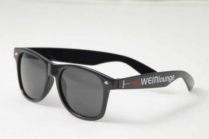werbeartikel sonnenbrille bedruckt weinlounge