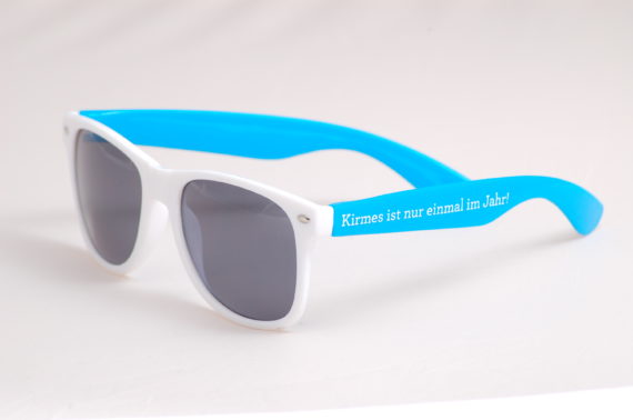 streuartikel sonnenbrille bedruckt kirmes