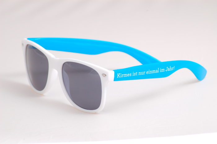streuartikel sonnenbrille bedruckt kirmes