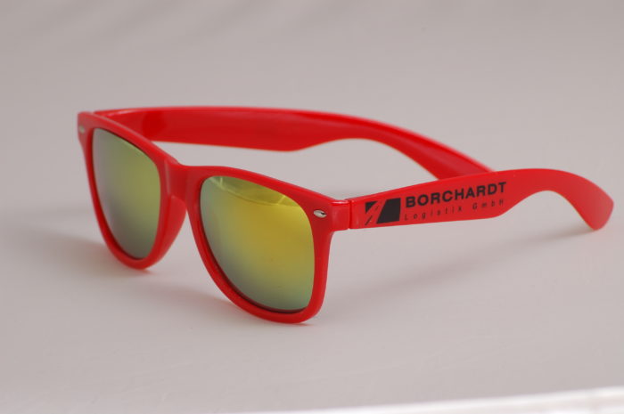 verspiegelte glaeser sonnenbrille bedruckt borchardt