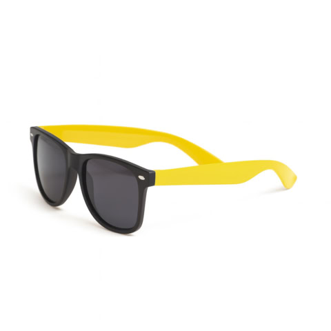 Sonnenbrille RaySun – SidePop – gelb mit Ihrem Logo