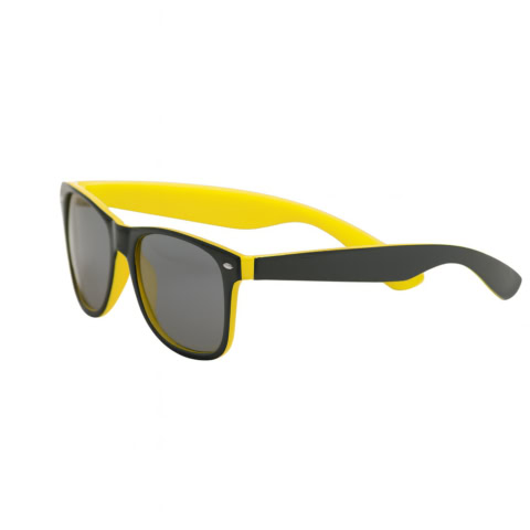 Sonnenbrille RaySun – 2farbig – gelb mit Ihrem Logo