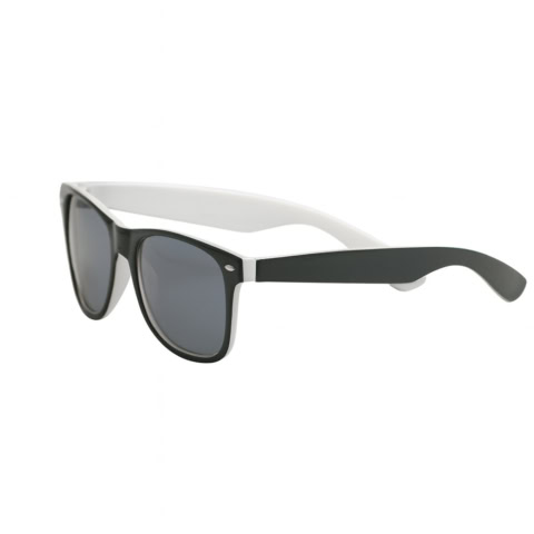 Sonnenbrille RaySun – 2farbig – weiß mit Ihrem Logo