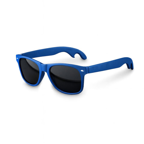 Sonnenbrille Flaschenöffner – dunkelblau mit Ihrem Logo