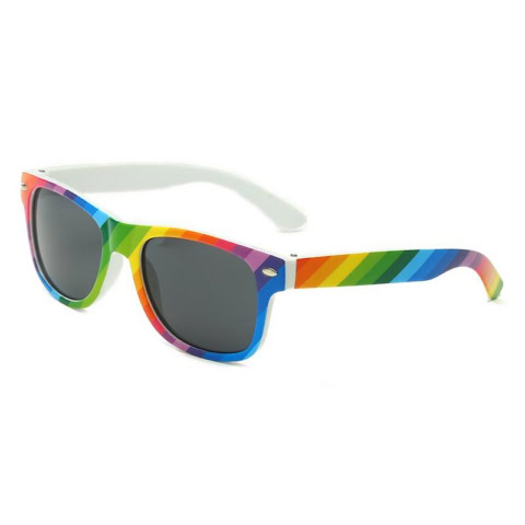 Sonnenbrille Regenbogen mit Ihrem Logo