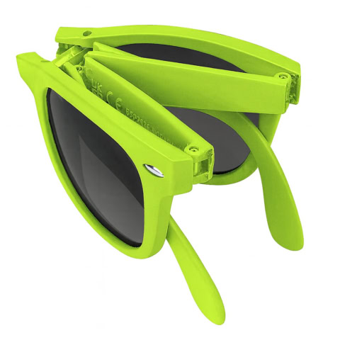 Sonnenbrille RaySun – faltbar – grün mit Ihrem Logo