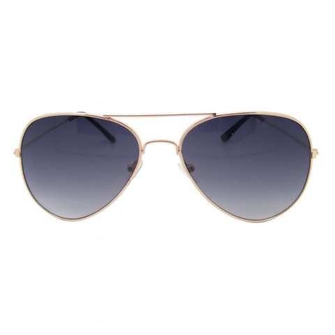 Sonnenbrille Aviator – goldener Rahmen mit Ihrem Logo