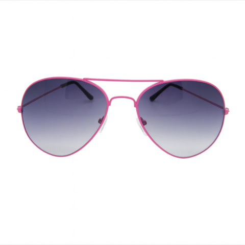 Sonnenbrille Aviator – pinker Rahmen mit Ihrem Logo
