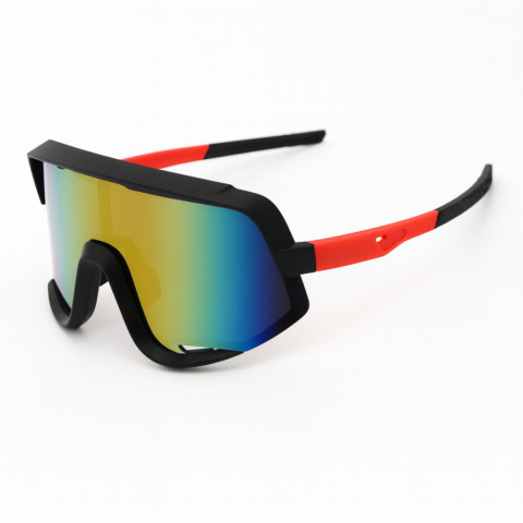 Sonnenbrille Sporty – Rot mit Ihrem Logo