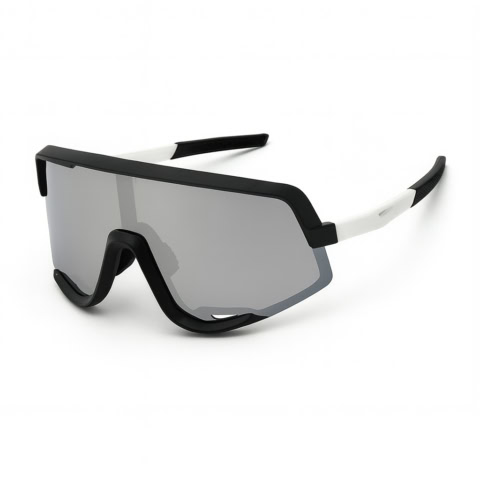 Sonnenbrille Sporty – Weiß B mit Ihrem Logo